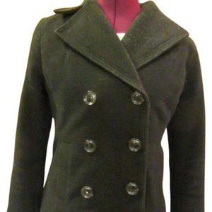 Kenneth Cole Black Women's Wool Coat